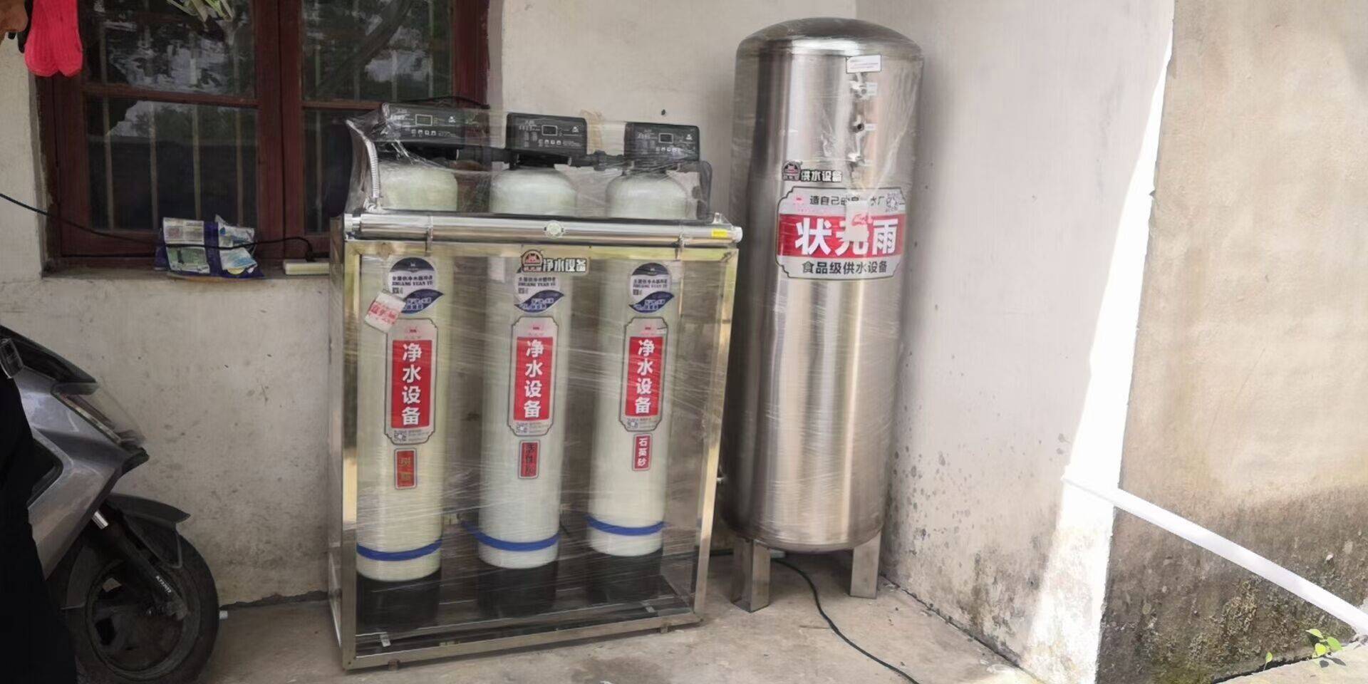 农村用水困难，水质差影响生活，都改用砂罐过滤了！